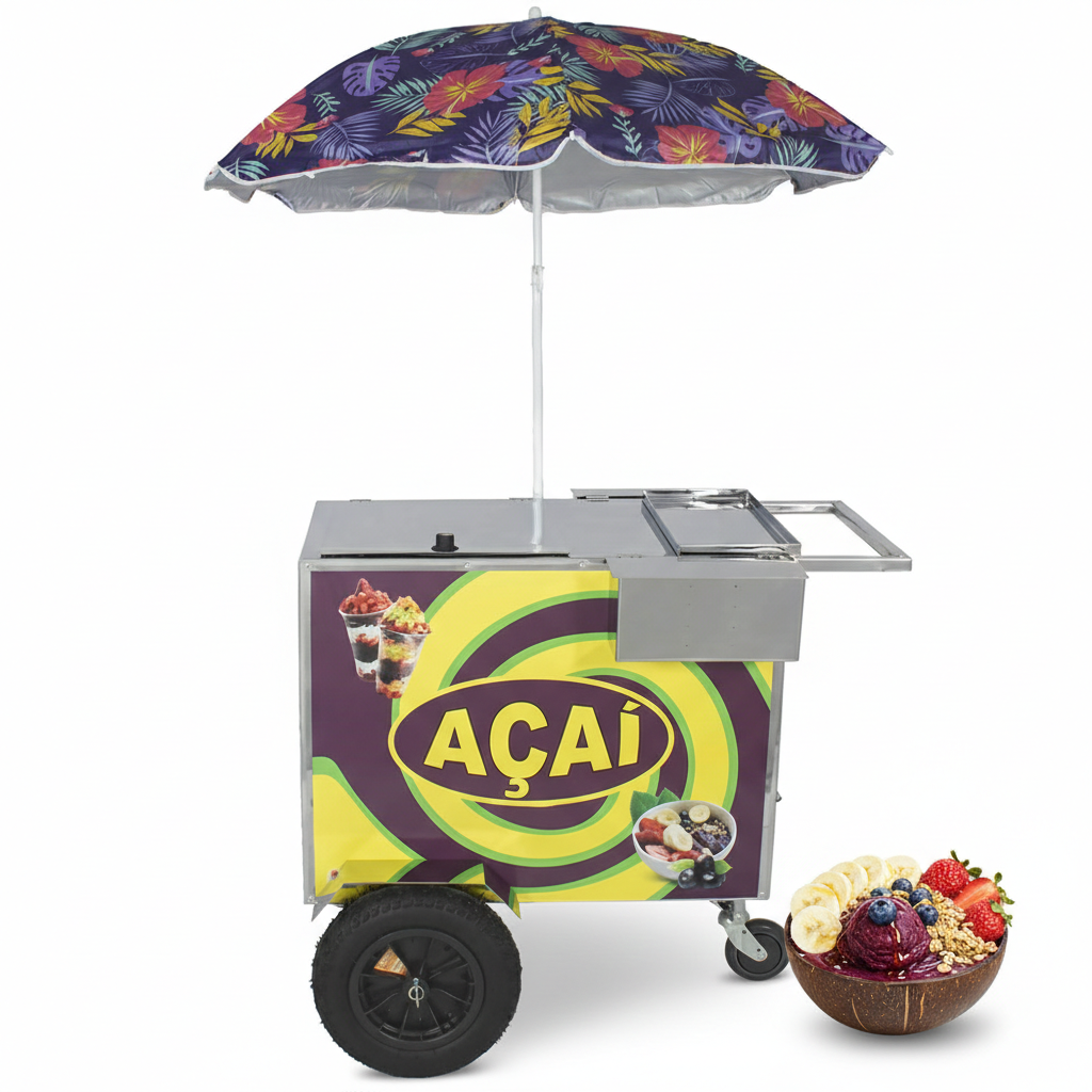 Carrinho de Açai