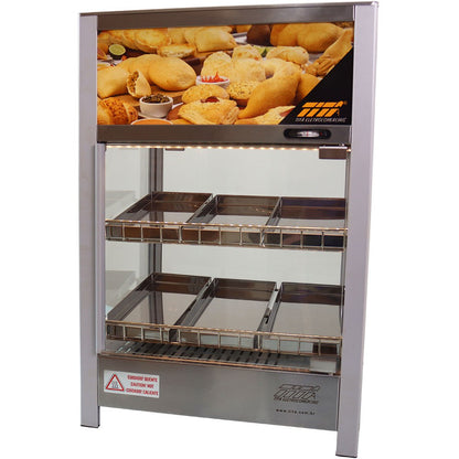 Estufa Salgado Vapor Abre Frente e Traseira 6 Bandejas Titã