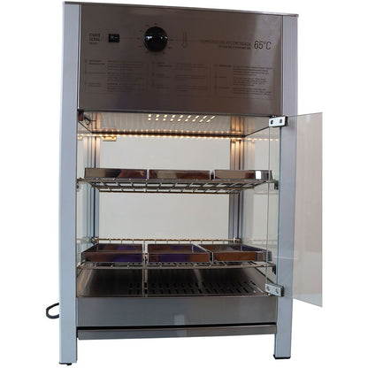 Estufa Salgado Vapor Abre Frente e Traseira 6 Bandejas Titã