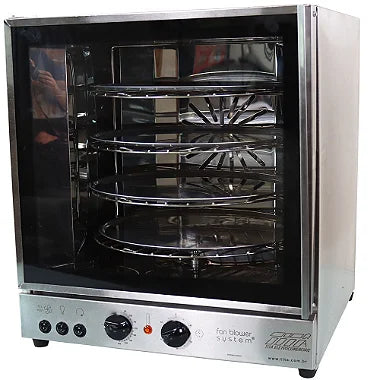 Forno Elétrico Turbo Giratório com 4 Bandejas Profissional
