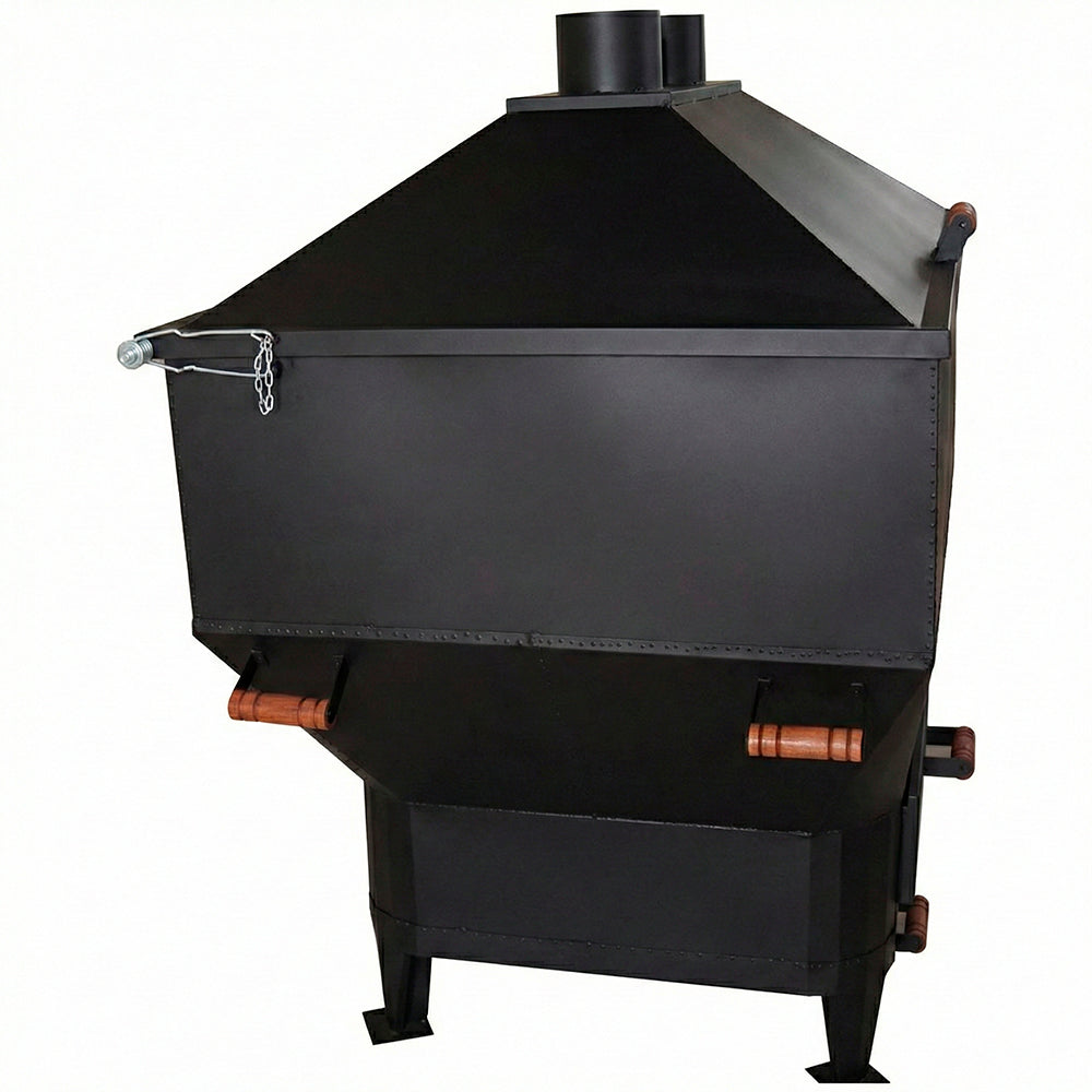Churrasqueira a Bafo 90kg Industrial G90 kit gás Brinde