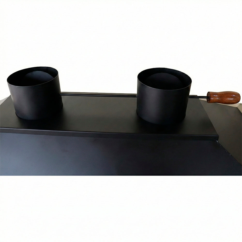 Churrasqueira a Bafo 90kg Industrial G90 kit gás Brinde