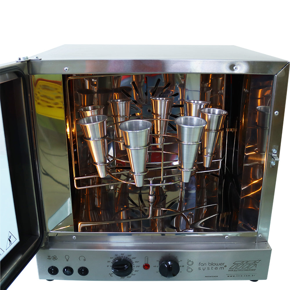 Forno para Pizza Cone Giratório Profissional