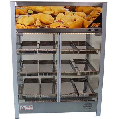 Estufa Salgado Vapor Abre Frente e Traseira 12 Bandejas Titã