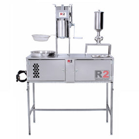 Mesa de Churros Completa com Masseira Lateral Base e Teto