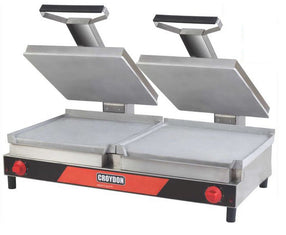 Sanduicheira Elétrica Dupla 41x86 cm Profissional Chapa Lisa