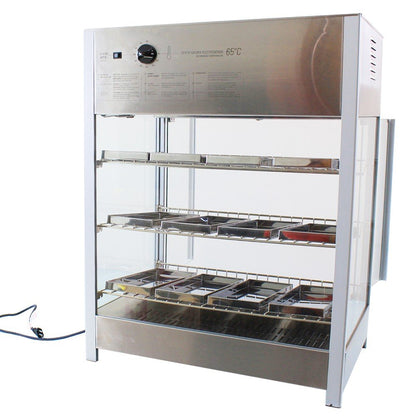 Estufa Salgado Vapor Abre na Frente 12 Bandejas Titã com Led