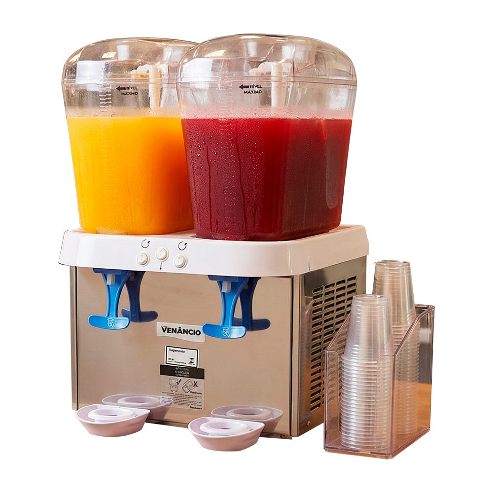 Refresqueira Suqueira Dupla Pá 32 litros 2x16L cada