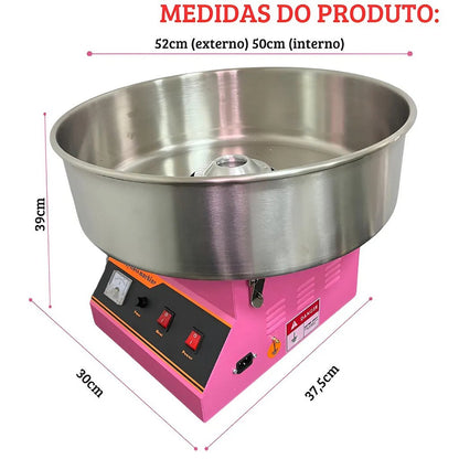 Maquina de Algodão Doce Artistico Cotton Candy