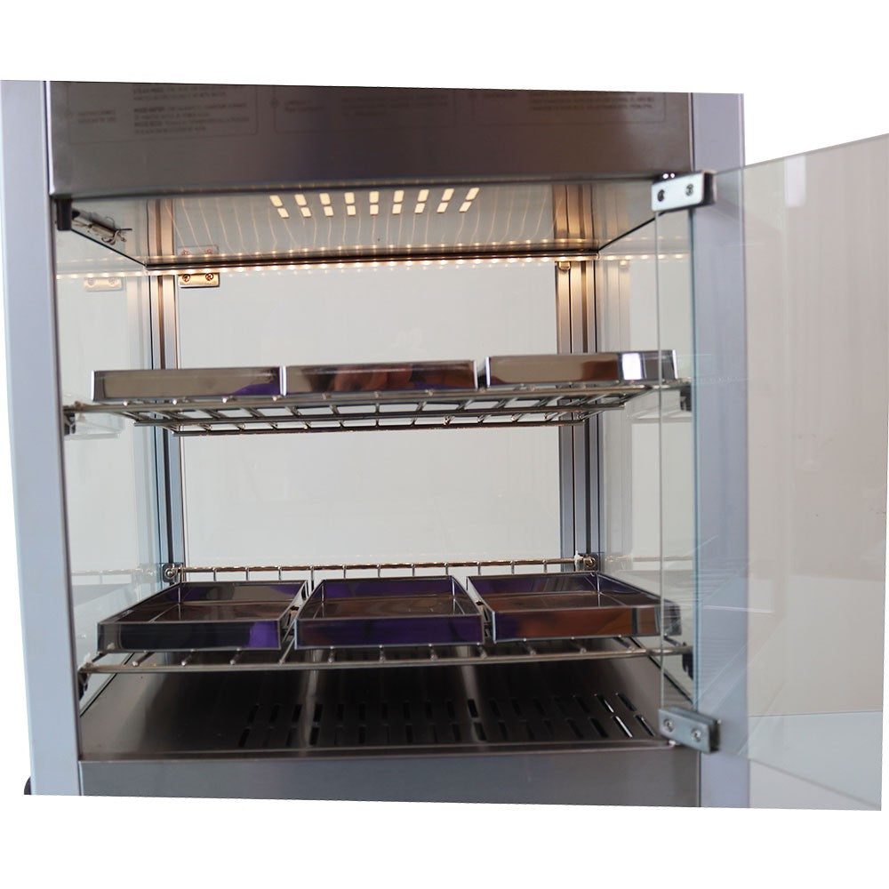 Estufa Salgado Vapor Abre Frente e Traseira 6 Bandejas Titã