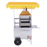 Carrinho de Espetinho e Churrasco 50 cm de Inox