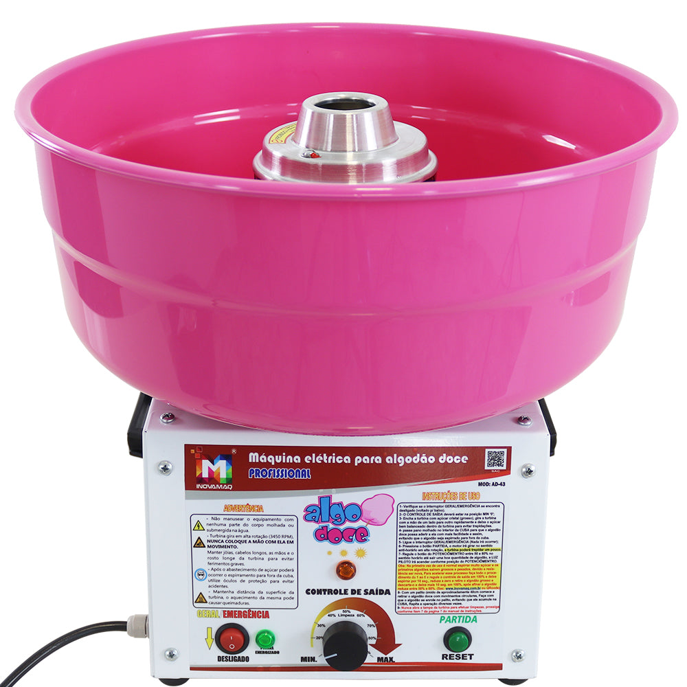 Maquina de Algodão Doce Profissional Alta Produção