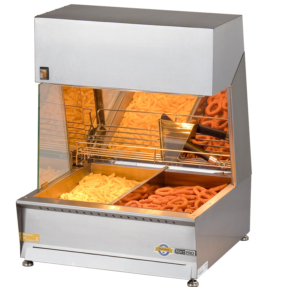 Conservador de Batata Frita Fritura Marcpro 3 Lâmpadas Industrial