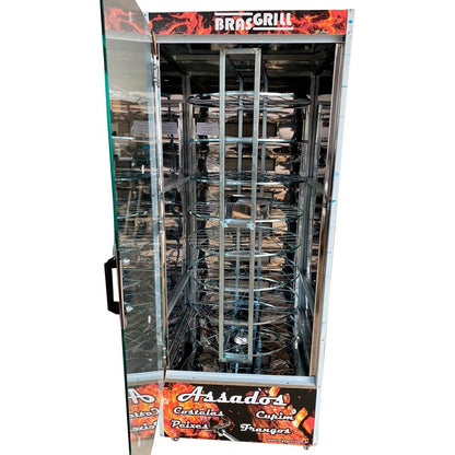 Maquina de Assar Frango e Carne Brasgrill 64 Frangos