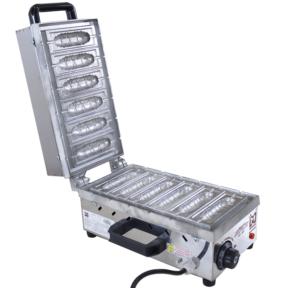 Maquina de Crepe Suíço Palito 6 crepes Profissional