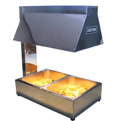 Conservador de Frituras Elétrico Profissional 2 Cubas para 4kg