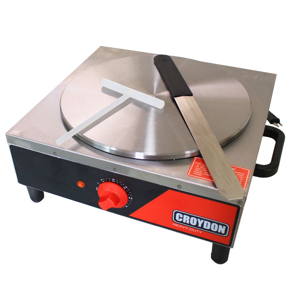 Maquina de Crepe Francês Elétrica Profissional Croydon