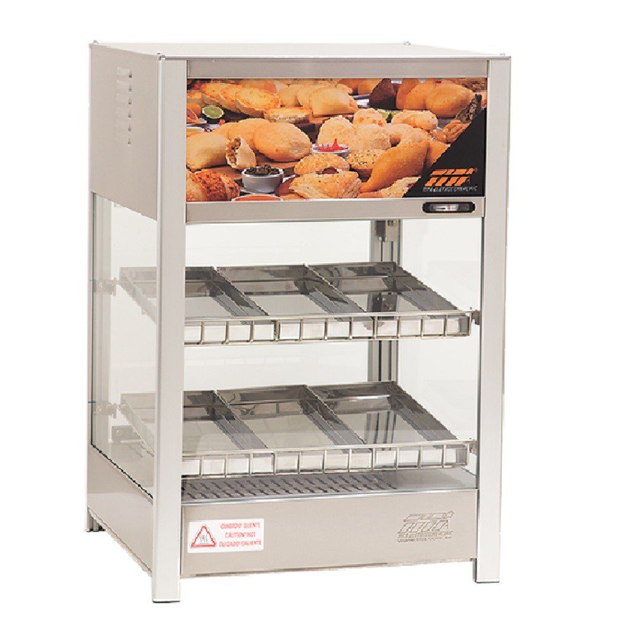 Estufa Salgado Vapor Abre Frente e Traseira 6 Bandejas Titã