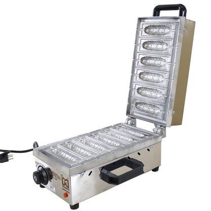 Maquina de Crepe Suíço Palito 6 crepes Profissional