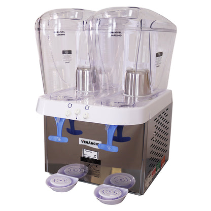 Refresqueira Suqueira Dupla Pá 32 litros 2x16L cada