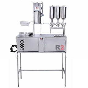 Mesa de Churros Completa com Masseira Lateral Base e Teto