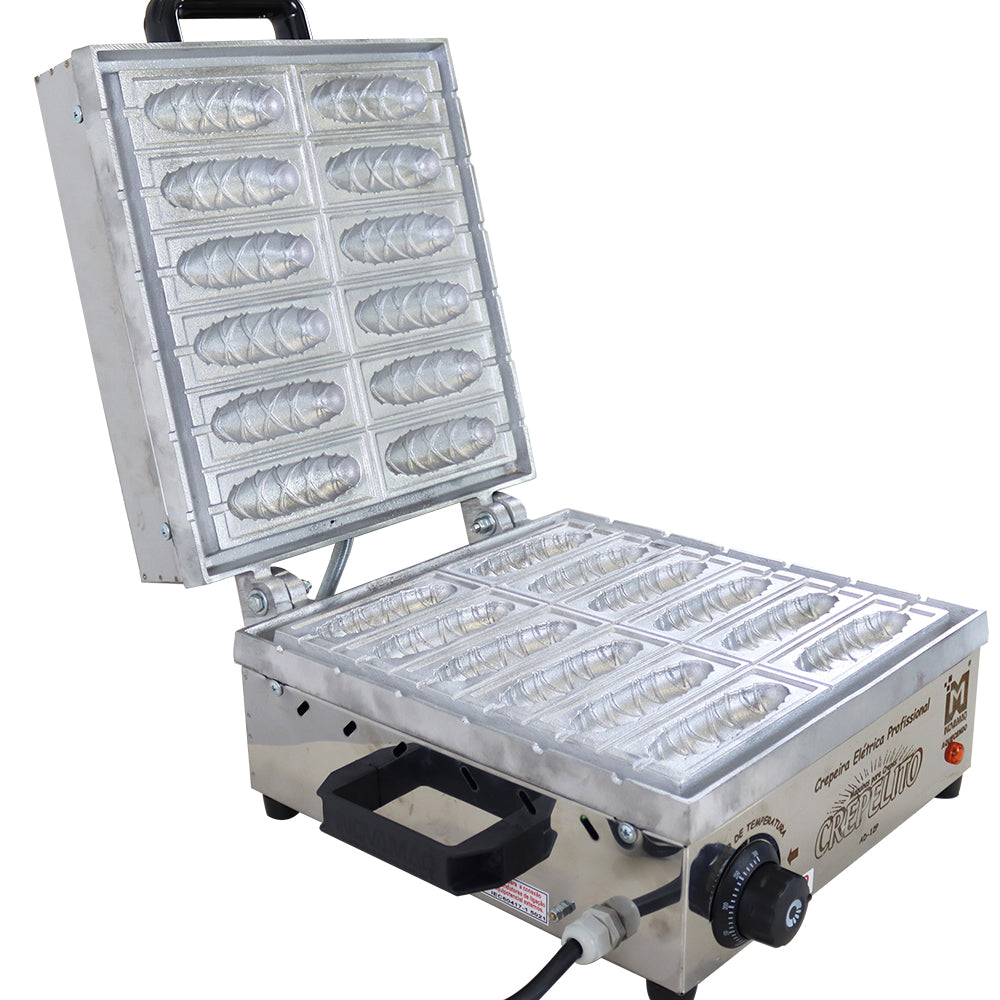 Maquina de Crepe Suíço Palito 12 crepes Profissional