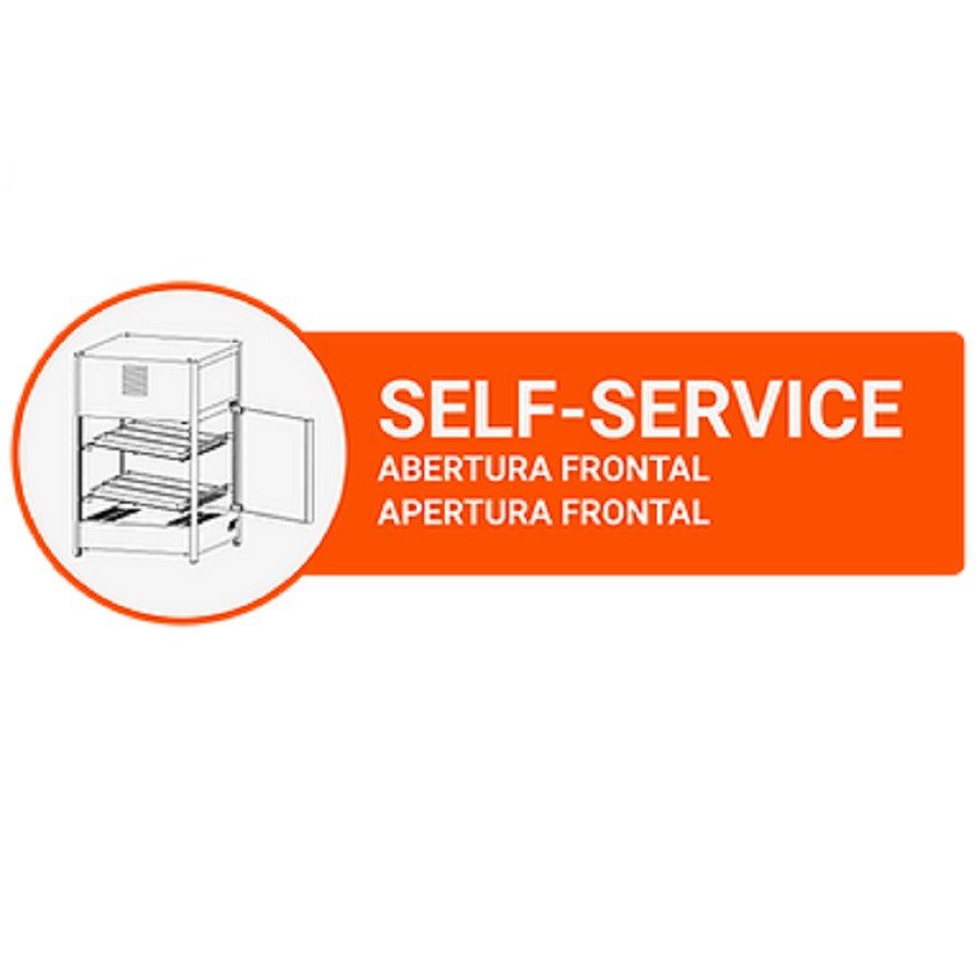 Estufa Salgado Vapor Abre Frente 9 Bandejas Titã