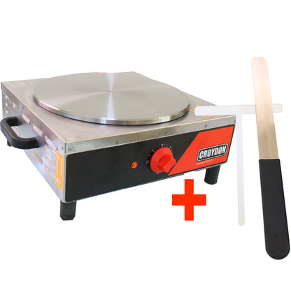 Maquina de Crepe Francês Elétrica Profissional Croydon