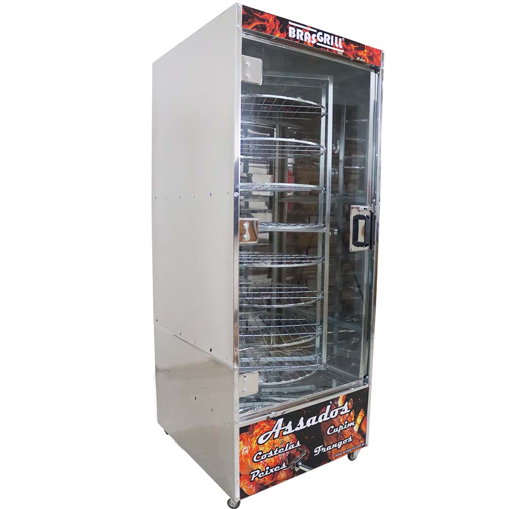 Maquina de Assar Frango e Carne Brasgrill 64 Frangos