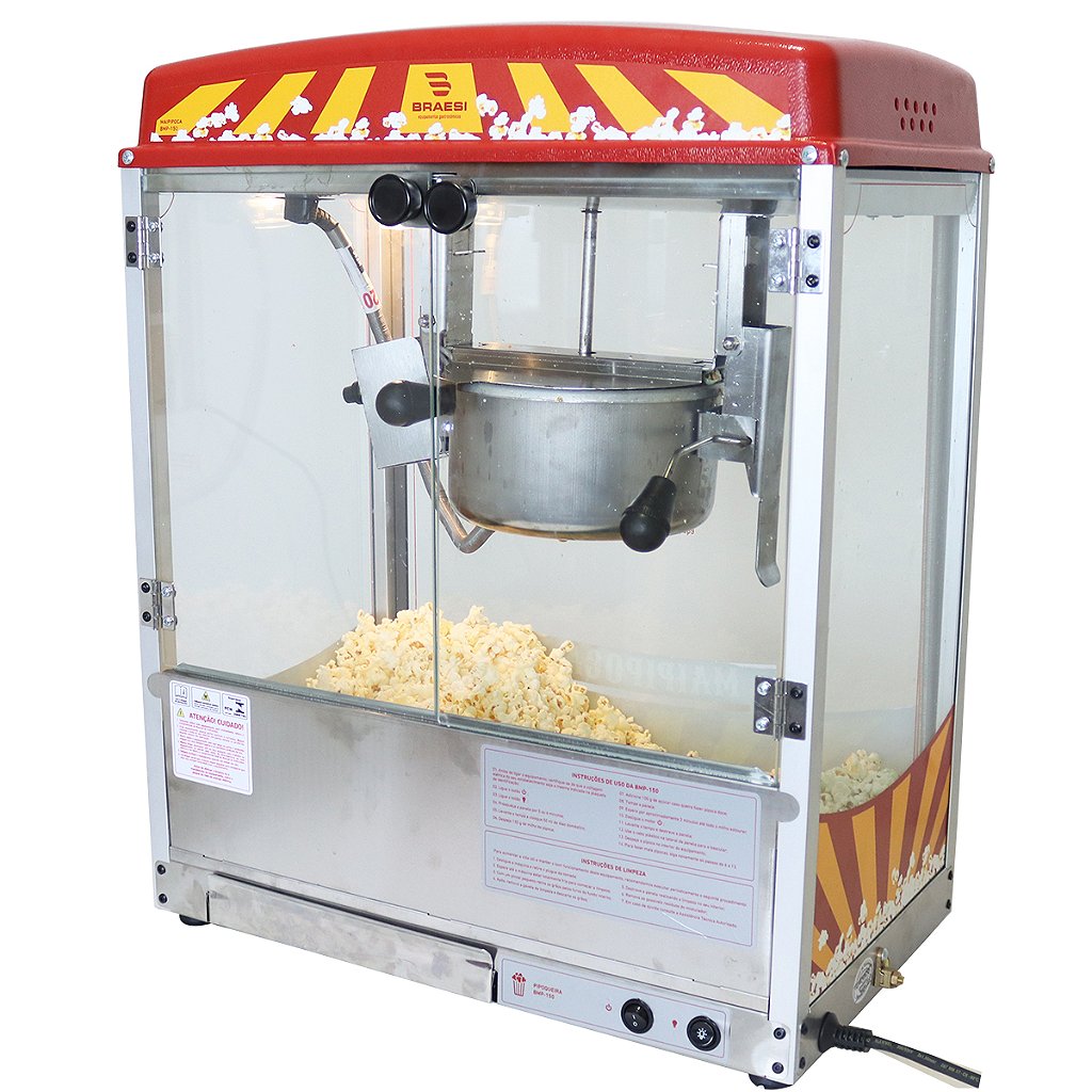 Pipoqueira Braesi Elétrica com Aquecedor