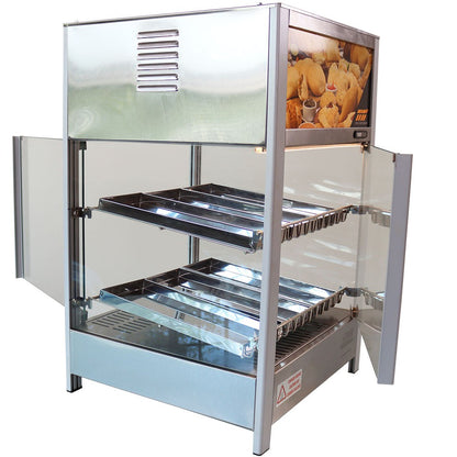 Estufa Salgado Vapor Abre Frente e Traseira 6 Bandejas Titã