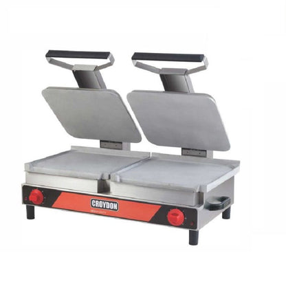 Sanduicheira Dupla Elétrica 62x33cm Profissional Chapa Lisa