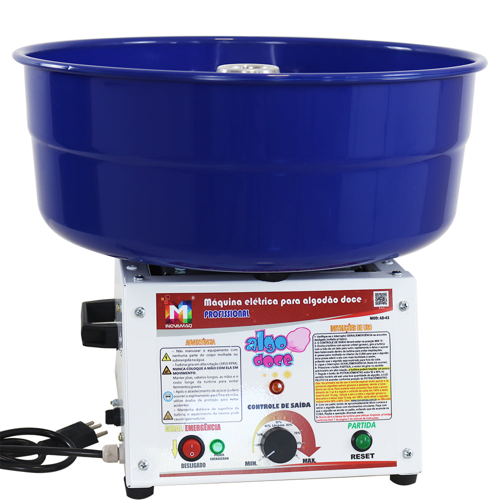 Maquina de Algodão Doce Profissional Alta Produção