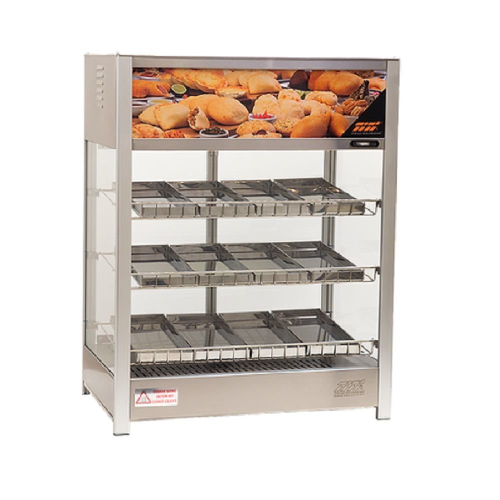 Estufa Salgado Vapor Abre na Frente 12 Bandejas Titã com Led