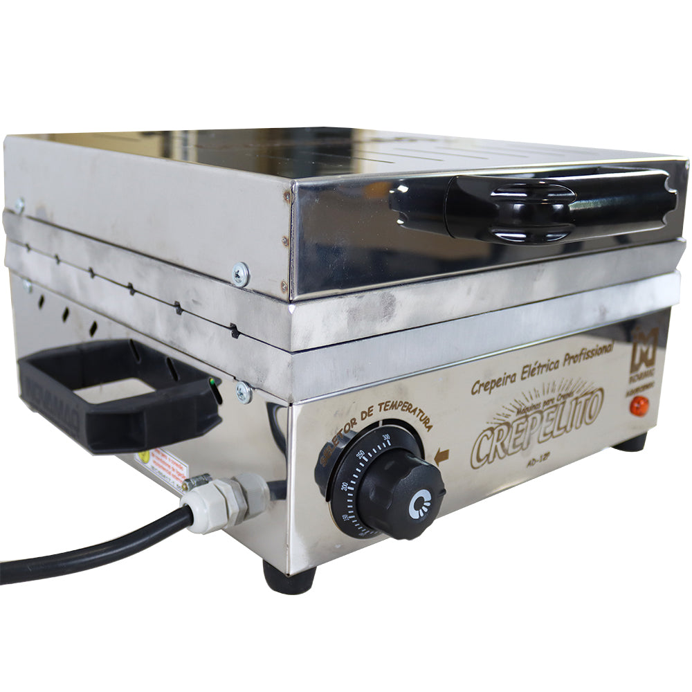 Maquina de Crepe Suíço Palito 12 crepes Profissional