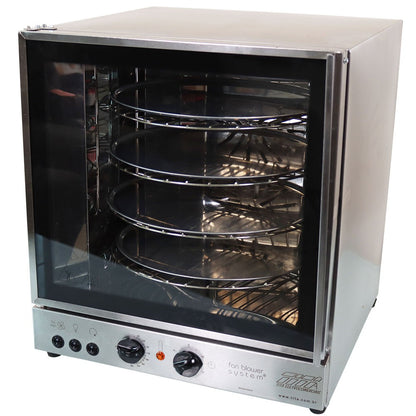 Forno Elétrico Turbo Giratório com 4 Bandejas Profissional