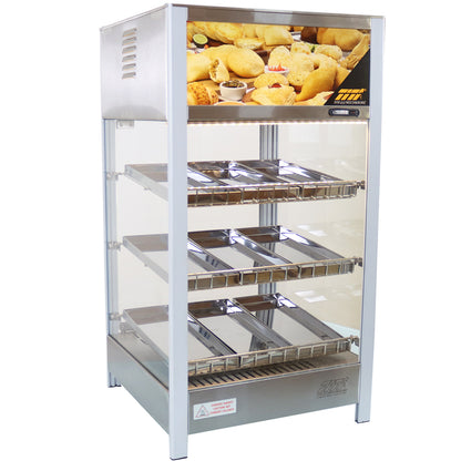 Estufa Salgado Vapor e Luz de LED Abertura Traseira 9 Bandejas Titã