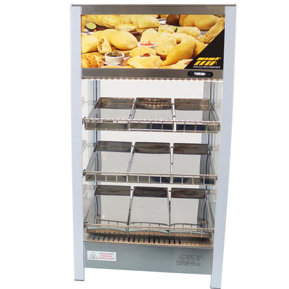 Estufa Salgado Vapor e Luz de LED Abertura Traseira 9 Bandejas Titã