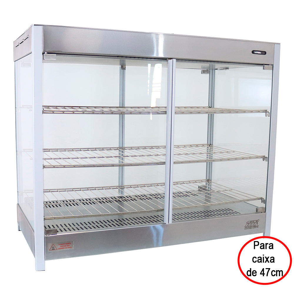 Estufa Delivery Caixa 47cm Entrega Quente 90°c Profissional