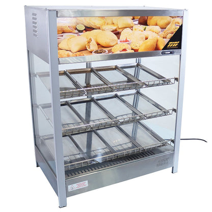 Estufa Salgado Vapor e Luz de LED Abertura Traseira 12 Bandejas Titã