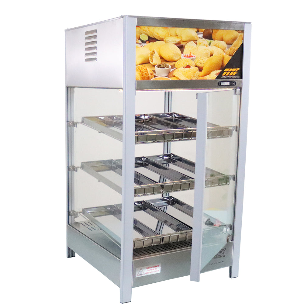 Estufa Salgado Vapor Abre Frente 9 Bandejas Titã