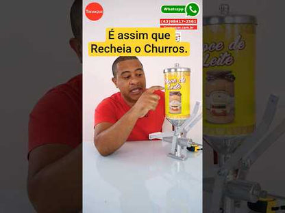 Doceira para Churros 2 litros Recheadeira Profissional