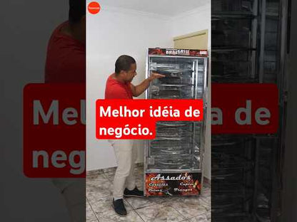 Maquina de Assar Frangos 64 Frangos com Mesa Brasgrill