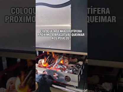 Pit Smoker Defumador Carne e Churrasqueira 100kg Comercial