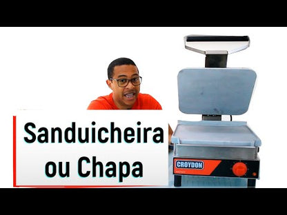 Sanduicheira 31 x 34cm Elétrica Profissional Lisa Croydon