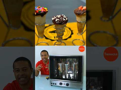 Forno para Pizza Cone Giratório Profissional