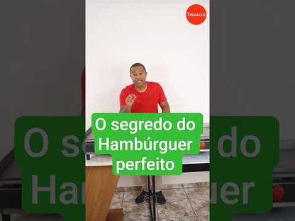 Chapa a Gás 1,30m x 48cm para Lanche e Carnes Espessura 9.5mm FG13