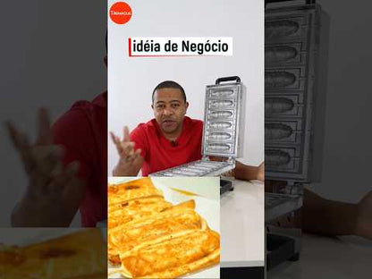 Maquina de Crepe Suíço Palito 6 crepes Profissional