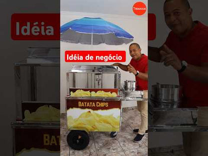 Carrinho de Batata Frita Chips Completo