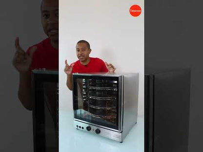 Forno Elétrico Turbo Giratório com 4 Bandejas Profissional